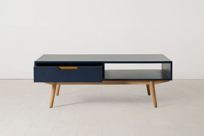 Coffee Table 01, Blue / One drawer