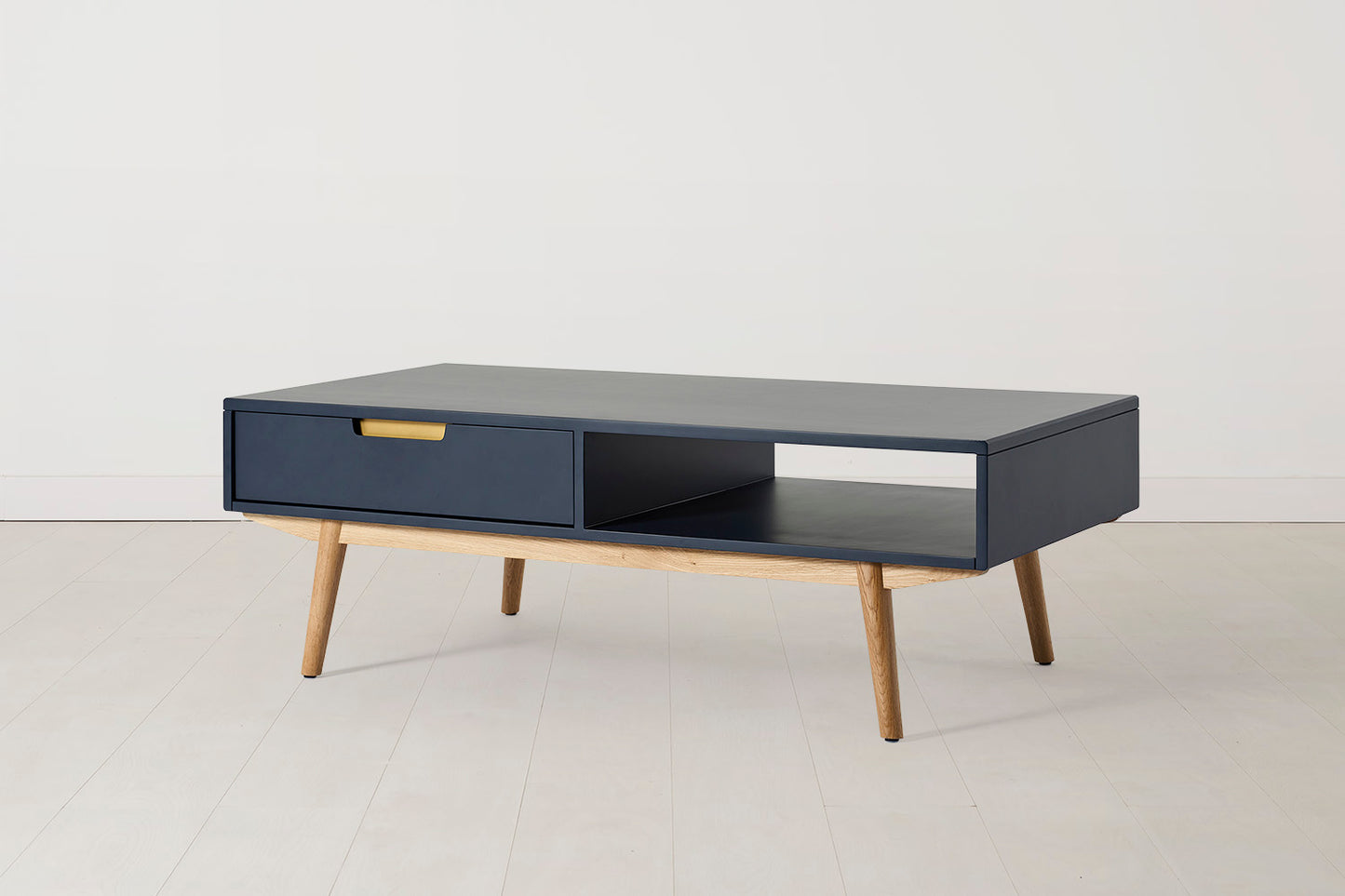 Coffee Table 01, Blue / One drawer