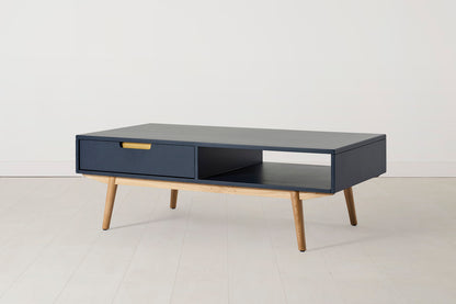 Coffee Table 01, Blue / One drawer
