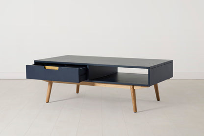Coffee Table 01, Blue / One drawer