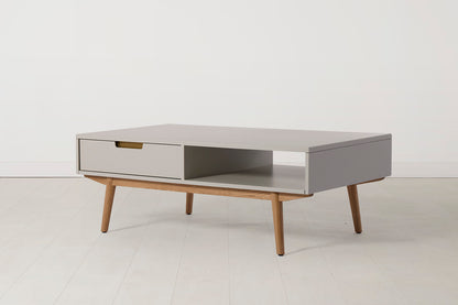 Coffee Table 01, Grey / Two drawers
