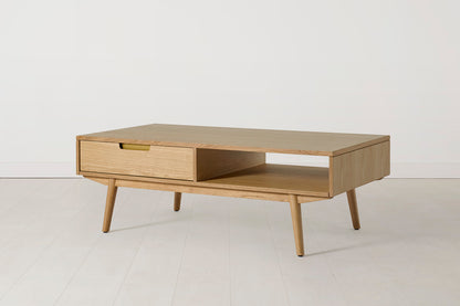 Coffee Table 01, Oak / One drawer