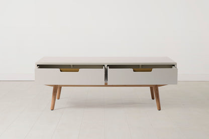 Coffee Table 01, Grey / Two drawers