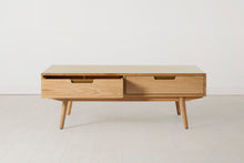 Coffee Table 01, Oak / Four drawers