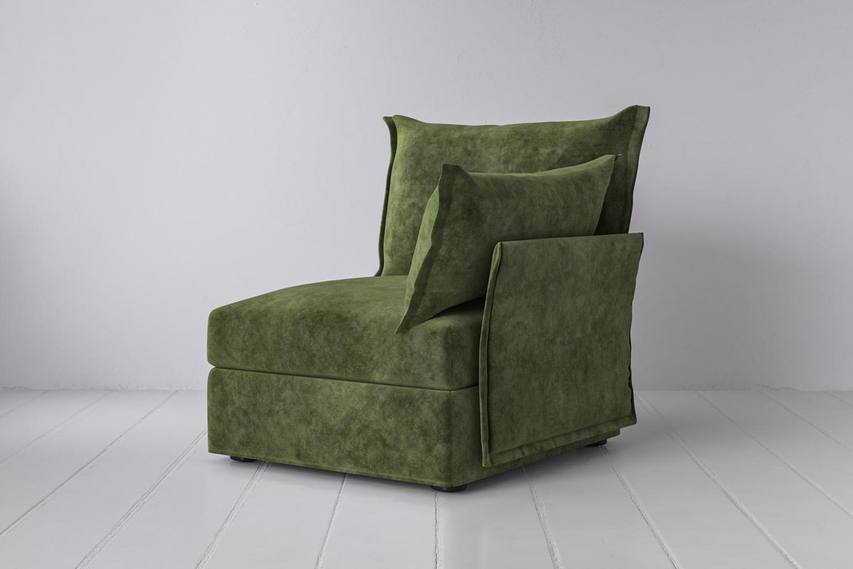 Model 06 Right Arm Module Sofa, Conifer