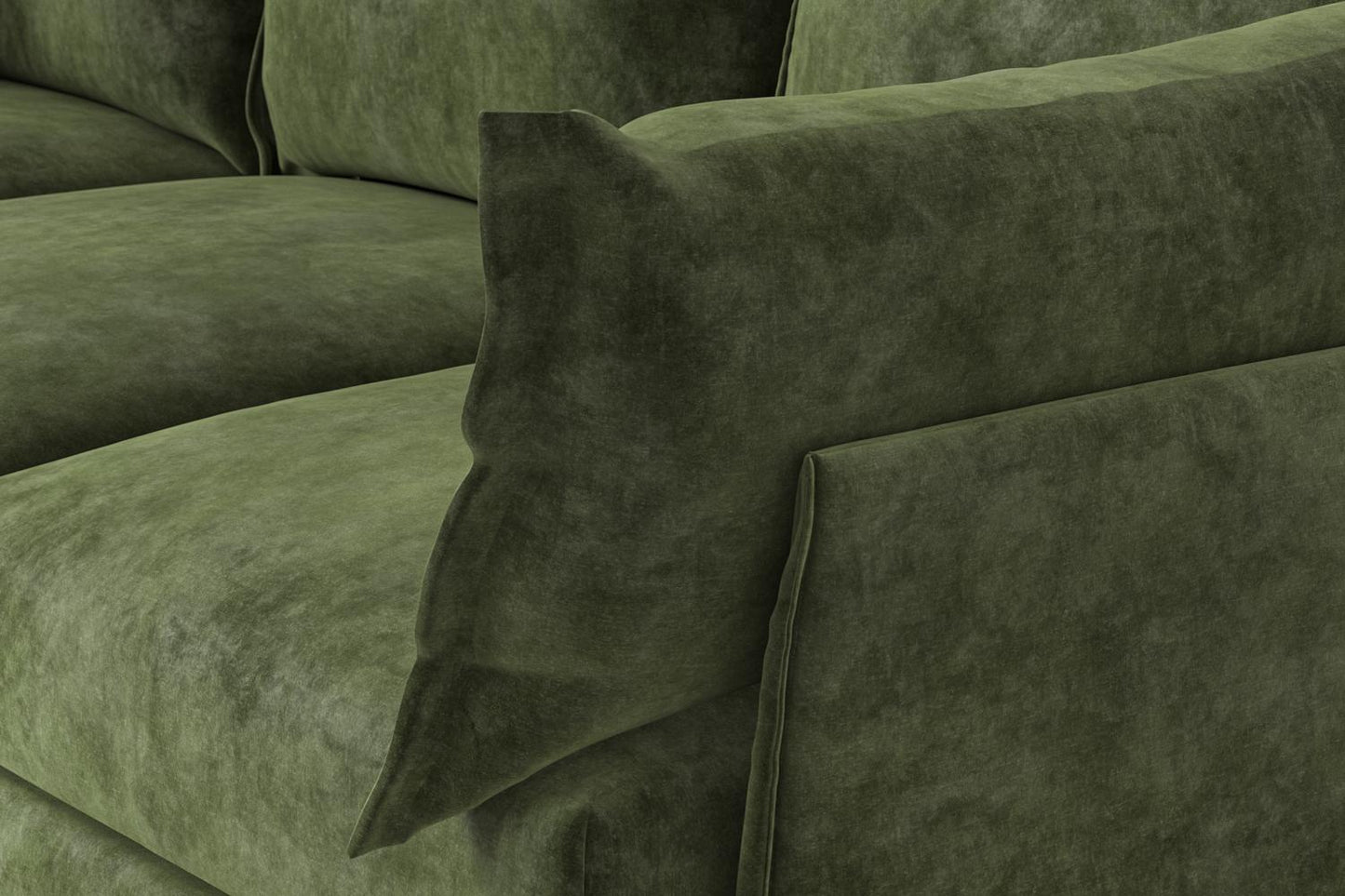 Model 06 3-Seater Right Chaise Sofa, Conifer