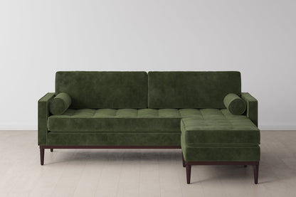 Model 02 3-Seater Sofa with Ottoman, Conifer