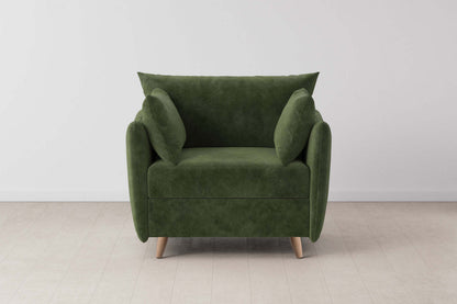 Model 08 Chair Bed Single Sofa Bed, Oak / Conifer