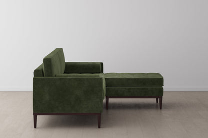 Model 02 3-Seater Sofa with Ottoman, Conifer