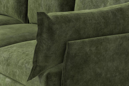 Model 06 Corner Sofa with Ottoman, Conifer