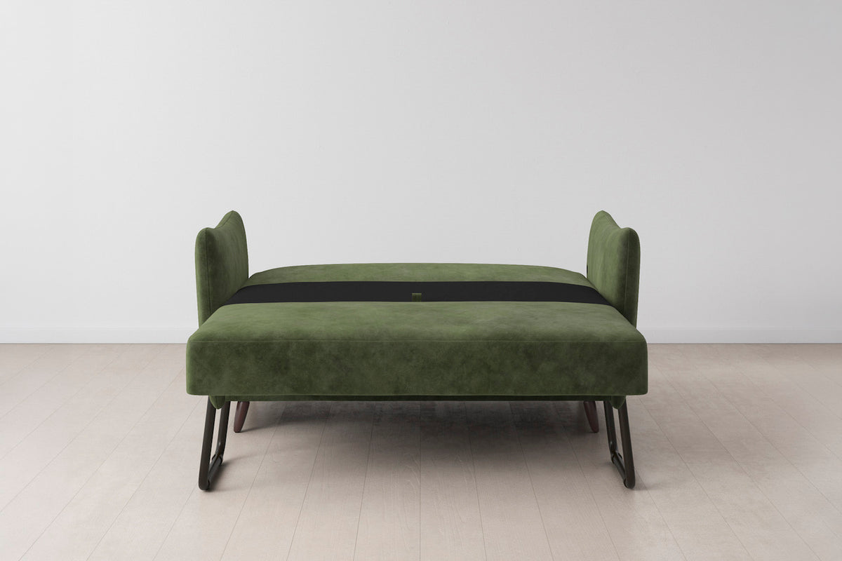 Model 08 Sofa Bed 2 Seater, Oak / Conifer
