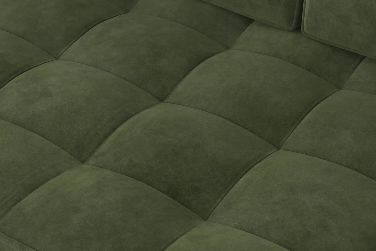 Model 02 2-Seater Sofa with Ottoman, Conifer