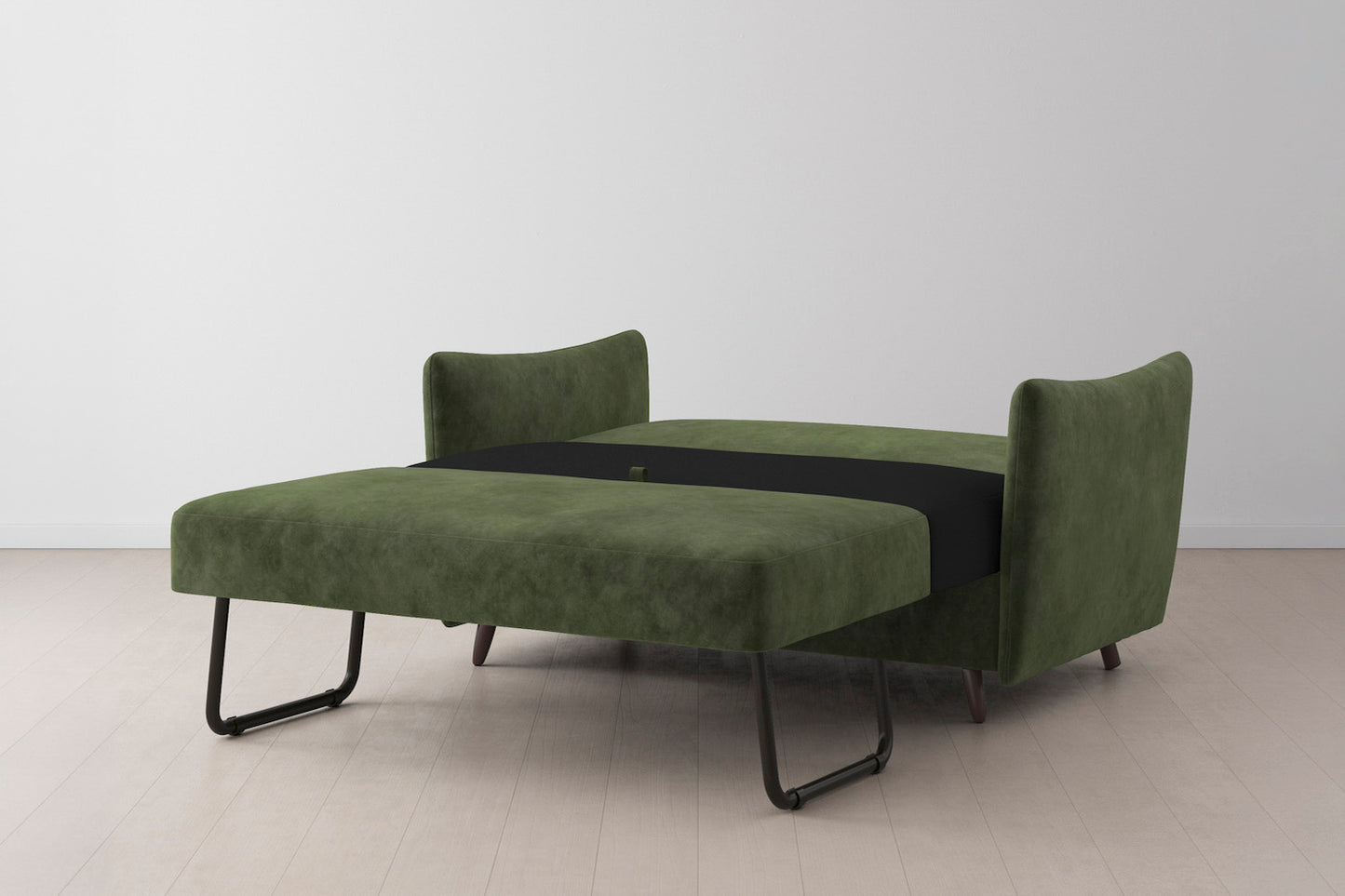 Model 08 Sofa Bed 2 Seater, Oak / Conifer