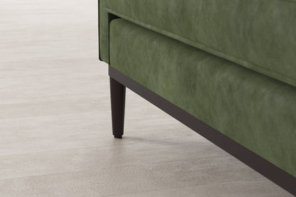 Model 02 3-Seater Sofa with Ottoman, Conifer