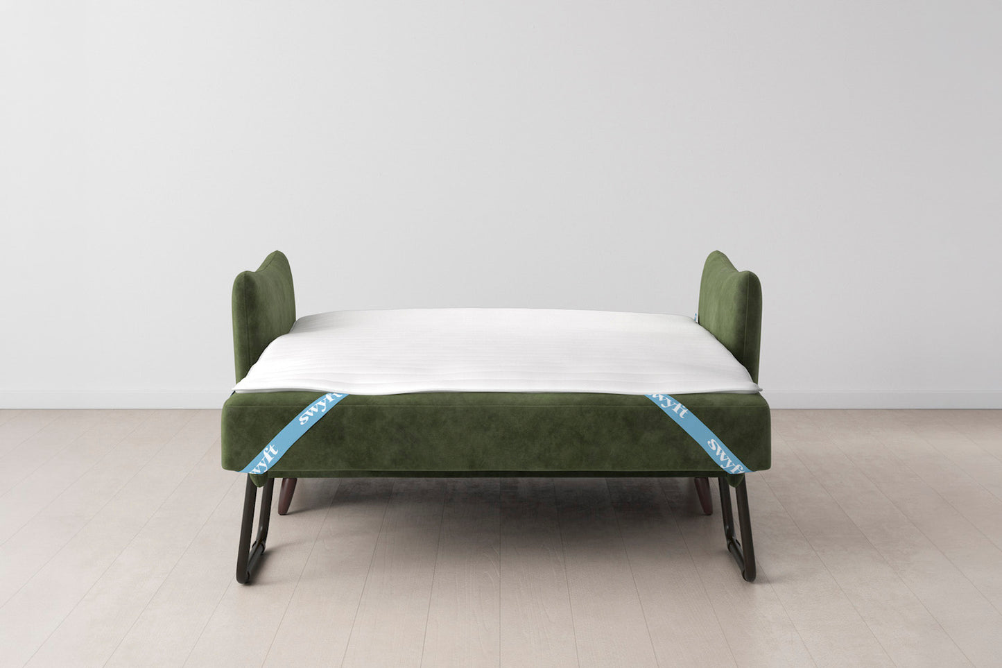 Model 08 Sofa Bed 2 Seater, Oak / Conifer