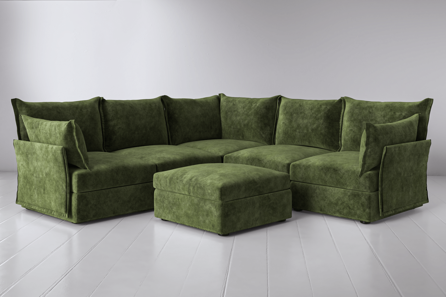 Model 06 Corner Sofa with Ottoman Modular Sofas Swyft