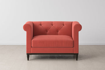 Coral Image 1 - Model 09 Loveseat in Coral Front View.jpg