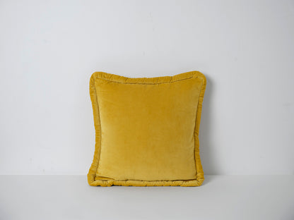 Cushion 04, Yellow Velvet
