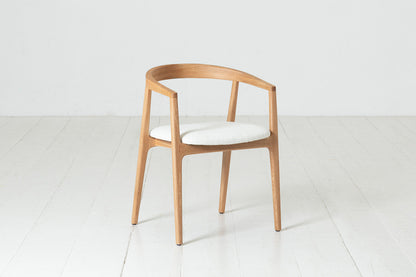 Dining Chair 01 (set of 2), Oak / Ivory