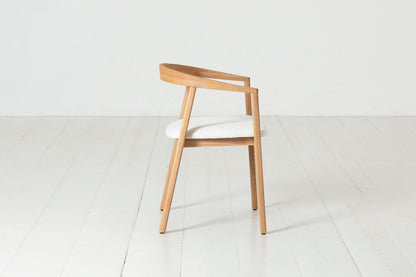 Dining Chair 01 (set of 2), Oak / Ivory