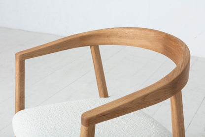 Dining Chair 01 (set of 2), Oak / Ivory