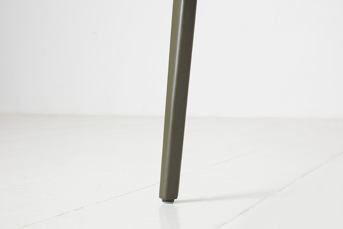Dining Chair 01 (set of 2), Green / Maple