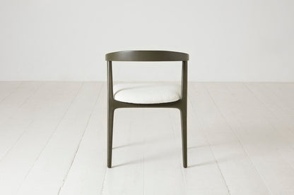 Dining Chair 01 (set of 2), Green / Ivory