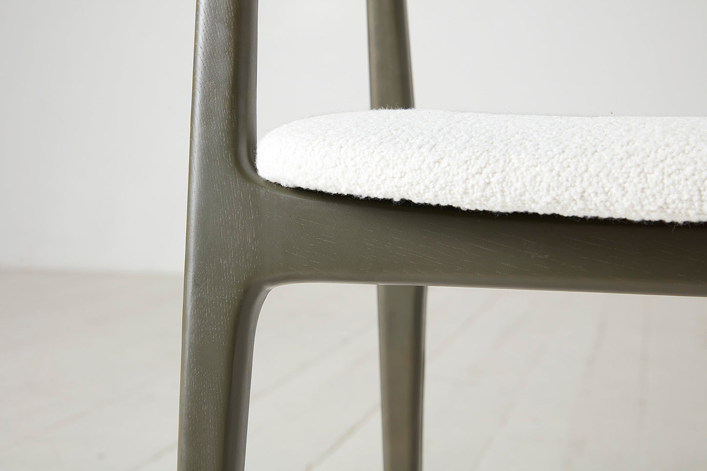 Dining Chair 01 (set of 2), Green / Ivory