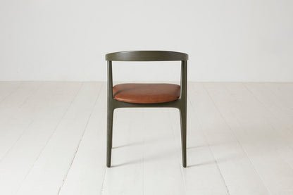 Dining Chair 01 (set of 2), Green / Maple