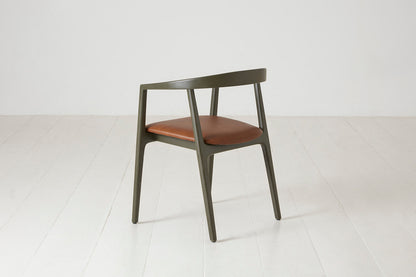 Dining Chair 01 (set of 2), Green / Maple