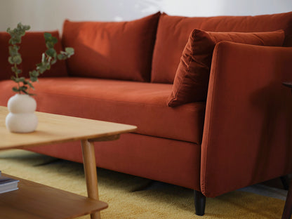 Model 08 Sofa Bed 2 Seater, Umber