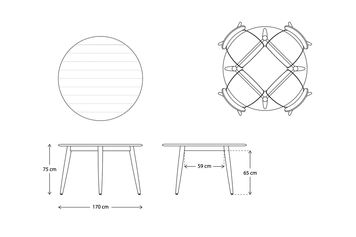 Dining Table 02 Round Dining Table