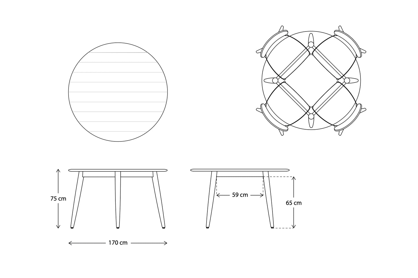 Dining Table 02 Round Dining Table