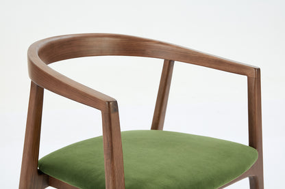 Dining Chair 01 (set of 2), Walnut / Vine