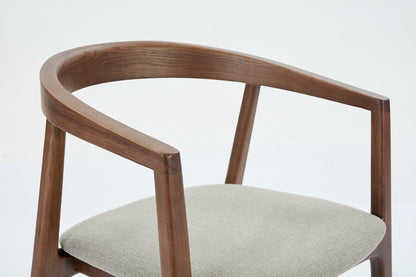 Dining Chair 01 (set of 2), Walnut / Shadow