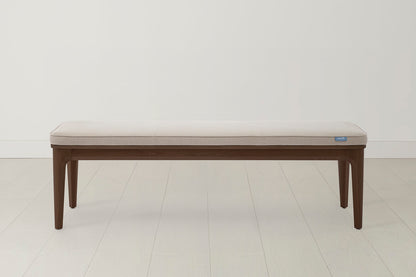Dining Bench 01, Walnut / Oatmeal