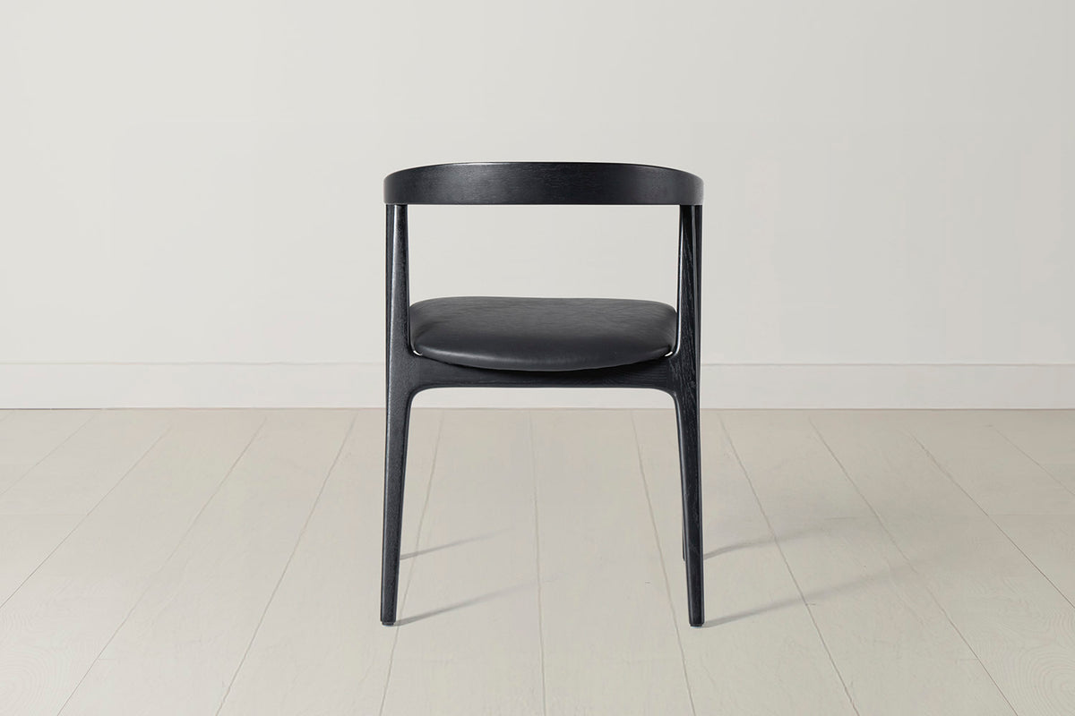 Dining Chair 01 (set of 2), Black / Black