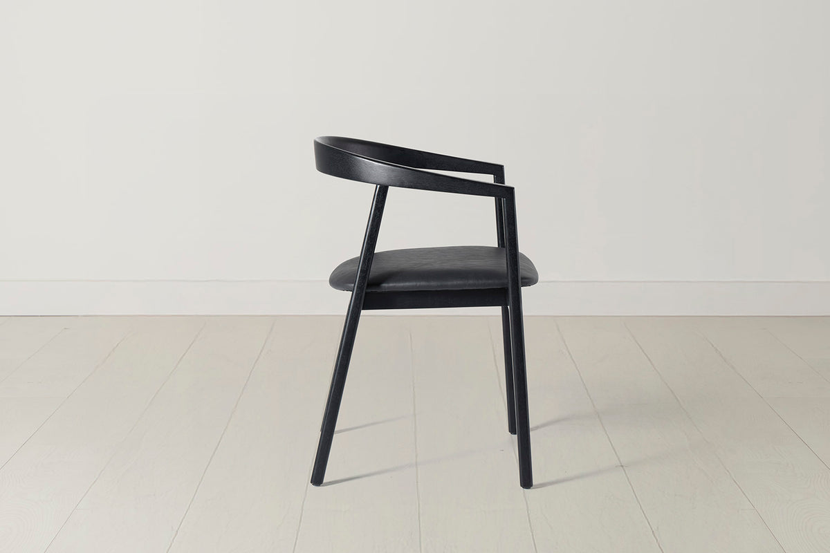 Dining Chair 01 (set of 2), Black / Black