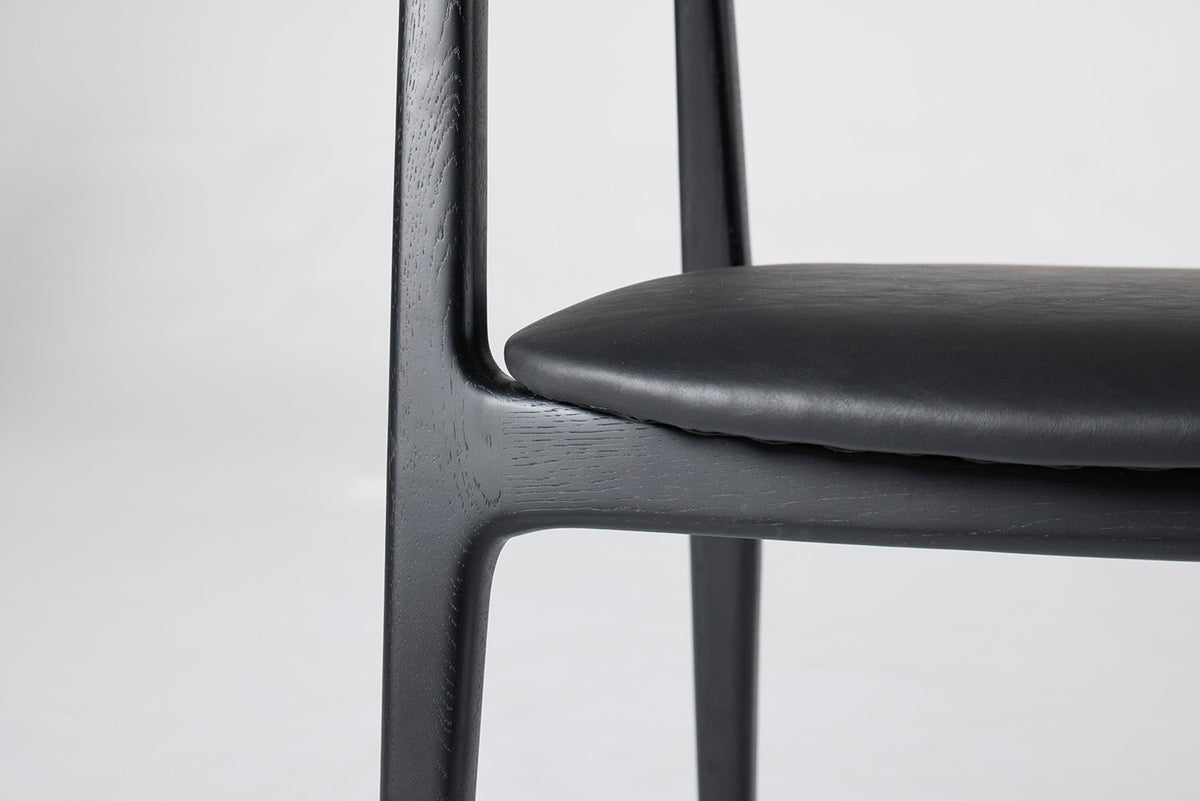 Dining Chair 01 (set of 2), Black / Black