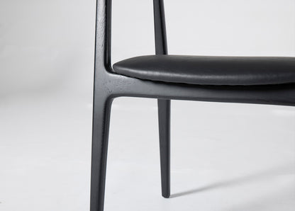 Dining Chair 01 (set of 2), Black / Black