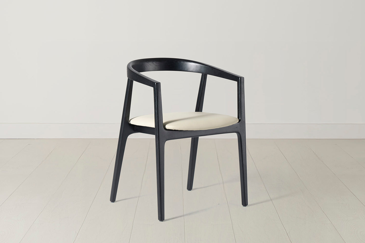 Dining Chair 01 (set of 2), Black / Oyster