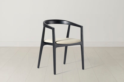 Dining Chair 01 (set of 2), Black / Oyster