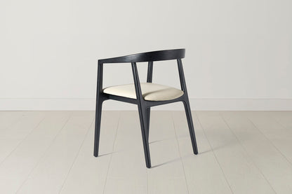 Dining Chair 01 (set of 2), Black / Oyster
