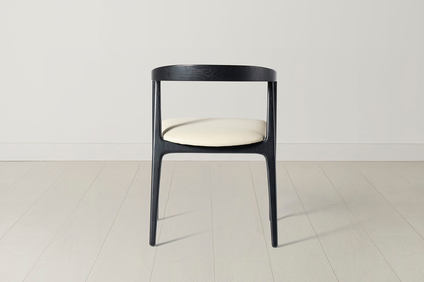 Dining Chair 01 (set of 2), Black / Oyster