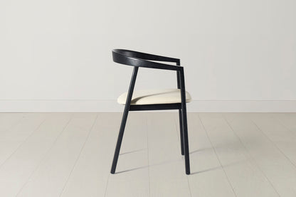 Dining Chair 01 (set of 2), Black / Oyster