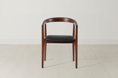 Dining Chair 01 (set of 2), Walnut / Black
