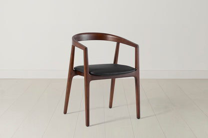 Dining Chair 01 (set of 2), Walnut / Black