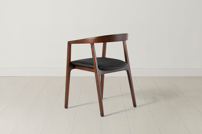 Dining Chair 01 (set of 2), Walnut / Black
