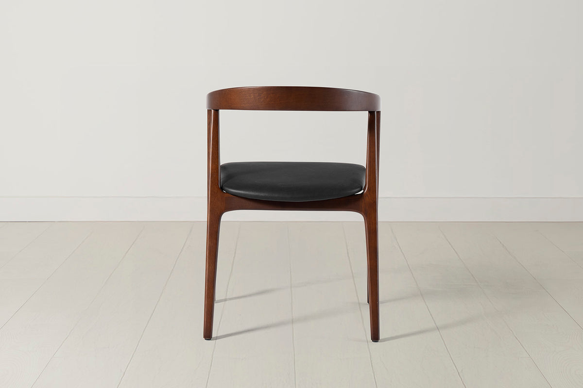 Dining Chair 01 (set of 2), Walnut / Black