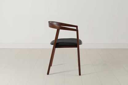 Dining Chair 01 (set of 2), Walnut / Black